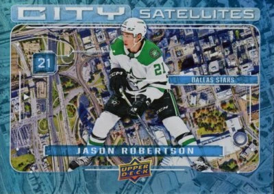 2024-25 Upper Deck #CS-14 Jason Robertson City Satellites - Image 1 of 2