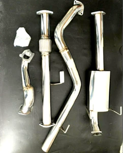 3" Stainless Steel Exhaust System Catback for Hilux Surf KZJ185 1KZ-TE 3.0L TD - Picture 1 of 1