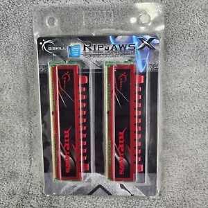 G SKILL Ripjaws RAM 4GB (2 x 2GB) F3-12800CL9D-4GBRL DDR3 1600 (PC3 12800) - Picture 1 of 14