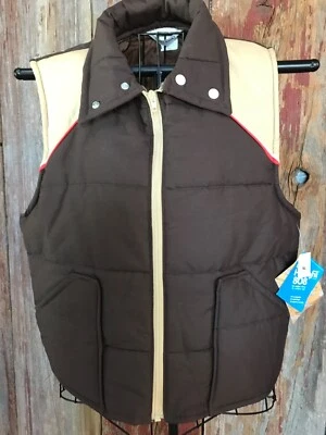 Chaleco aislante acolchado vintage Nelson hecho en EE. UU. cremallera completa nuevo con etiquetas...o2 Foto 1 de 4