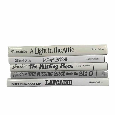 Shel Silverstein Lafcadio Missing Piece Runny Babbit Light Vintage HC/DJ Lot 5 Foto 1 de 4