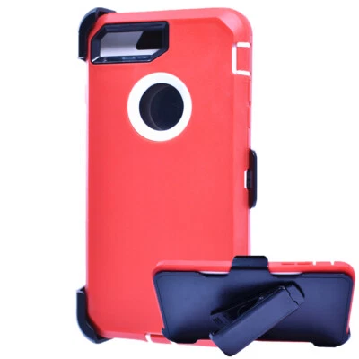 For Apple iPhone 6 6s Plus Shockproof Defender Case Cover w/ Belt Clip & Screen - Image 1 of 4