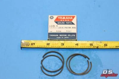 Anillos de pistón Yamaha NOS .50 MM 66-67 YL1 - 134-11610-20 Foto 1 de 3