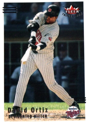 Tarjeta de béisbol David Ortiz DH Twins Fleer/Skybox #61 2002 Foto 1 de 2