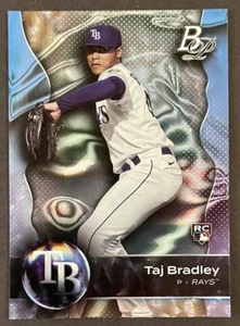 2023 Bowman Platinum #101 Taj Bradley RC Ice Foil - Picture 1 of 2