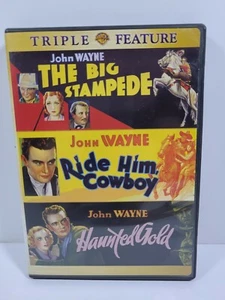 The Big Stampede/Ride Him, Cowboy/Haunted Gold (DVD, 2006) John Wayne - Imagen 1 de 3