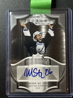 2015-16 Upper Deck Artifacts Honorary Signatures Martin St Louis - Image 1 of 2