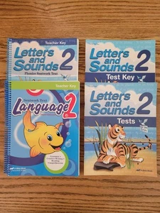 Abeka 2nd Grade Language Arts Teacher Keys, Test Book, Test Key third Edition - Picture 1 of 18