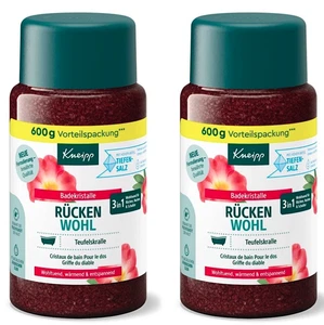 Kneipp Rücken Wohl Badekristalle Badesalz Badezusatz mit Teufelskralle 2x 600g - Picture 1 of 5