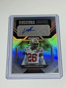 2023 Panini Prizm Draft Picks - Sensational Signatures Cameron Brown - Bild 1 von 1