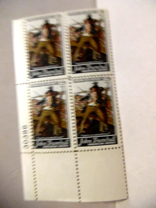 SCOTT STAMP # 1361 JOHN TRUMBULL 6 CENT PLATE BLOCK - MNH - Picture 1 of 1