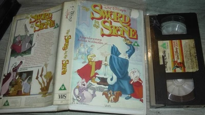 The Sword In The Stone VHS Video Tape Ex Rental Big Box Cert Disney - Image 1 of 2