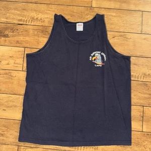 Vintage Air Support LAPD Tank Top Large 21x26 Blue - Picture 1 of 5