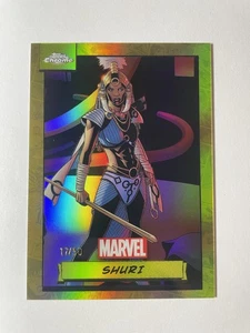 2024 Topps Chrome Marvel Gold Shuri /50 - Picture 1 of 2