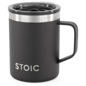 Stoic HeladagenSt. Insulated Cup 350 ml – Isolierbecher mit Henkel – Black - Bild 1 von 6