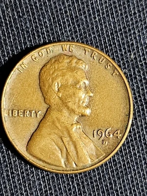 1964 D Lincoln Memorial Penny Errors DDO, Letters On Rim, 95 % Copper - Image 1 of 4