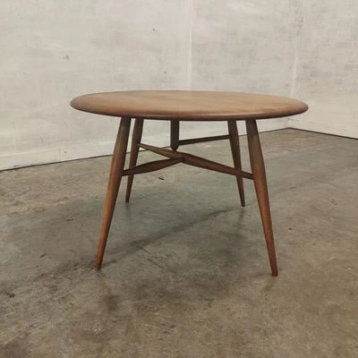 Ercol 308 Round Drop Leaf Coffee Table  - Image 1 of 4