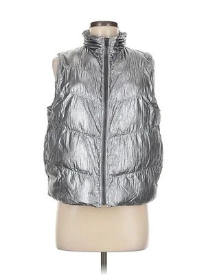 Chaleco Anthropologie Mujer Plateado M Foto 1 de 4