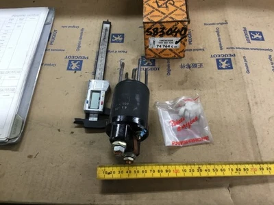 Peugeot 504 diesel xd90 xd2 pre82 starter motor solenoid Paris rhone  583040 - Image 1 of 3