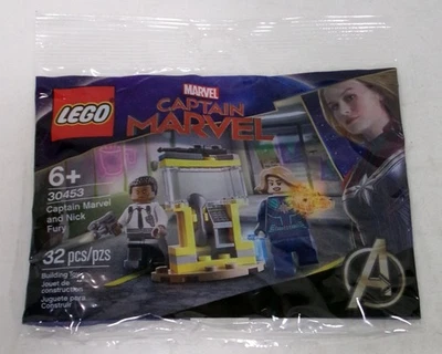 LEGO Marvel MCU 30453 2020 Capitana Marvel y Nick Fury Polybag Set Nuevo Foto 1 de 2