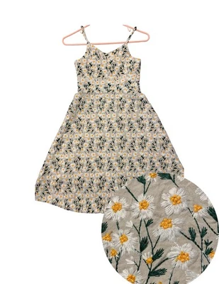 GB Niñas Talla 10 Margarita Bordado Vestido Largo, Formal, Vacaciones, Boda, Pascua  Foto 1 de 4