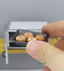 2PC Dollhouse Miniature 1/12 Toy Scale Oven Tray Kitchen Furniture Accessories - Picture 1 of 5