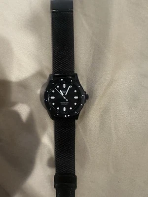 Relógio Skagen unissex analógico quartzo estilo esporte preto 38mm - Imagem 1 de 4