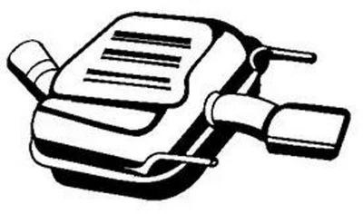 VEGAZ OS-607 Marmitta per OPEL Vectra C CC (Z02) - Immagine 1 di 4