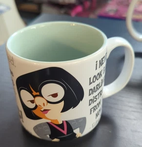 Taza Edna Mode Increíbles Disney Pixar Citas Inspiradoras ¡Sin Capas Cariño! - Imagen 1 de 6