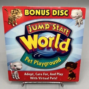 Jump Start World: Pet Playground Virtual Pets Cats Dogs PC Bonus Disc - Picture 1 of 9