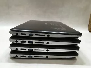 Asus C200M Lot of 4 Celeron 2 GB Ram 16 GB Storage Screen Issues For Parts- FT - Picture 1 of 5