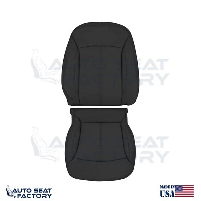 Capas de assento de vinil preto superior e inferior direita Buick LaCrosse 2010 - 2013, perf. - Imagem 1 de 4