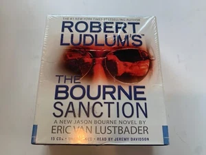 Robert Ludlum The Bourne Sanction 15 CD Audio Book Jason Bourne New READ - Picture 1 of 8