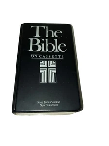 The Bible On Cassette- King James Version Set IV 12 Cassette Tapes Pre Owned - Picture 1 of 9