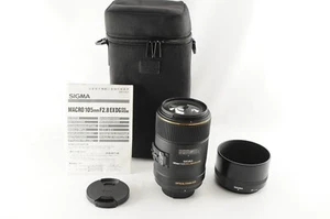 [Near Mint w/ Hood] Sigma 105mm f/2.8 EX DG MACRO OS HSM for Nikon From Japan - Picture 1 of 16
