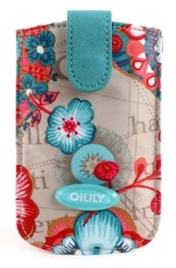 Oilily Fantasy Flora Smartphone Pull Case Handytasche Biscuit Beige Neu - Bild 1 von 2