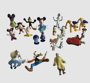 Lot 22 Disney Vintage 1990's PVC Toy Figures Cake Toppers Assorted Characters  - Picture 1 of 8