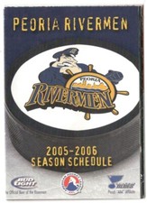 2005-06 Peoria Rivermen AHL Hockey Schedule !!! CEFCU (2)