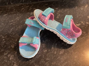 Clarks Surfing tide hot pink Unicrorn Mermaid Sandals Size 11 1/2 F Summer - Picture 1 of 13