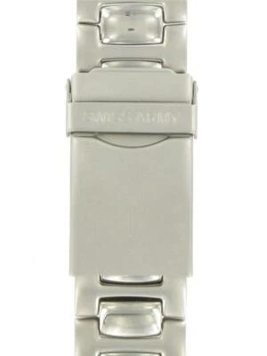 Correa de reloj de acero inoxidable tono plata 17 mm marca Swiss Army para hombre 20611  Foto 1 de 4