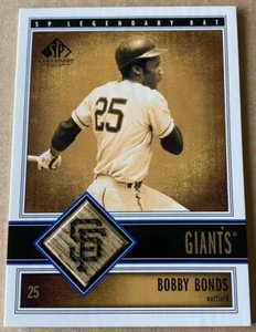 BOBBY BOND 2002 UD SP LEGENDARY CUTS GU BAT Card #B-BBo Nuova Condizione MT - Foto 1 di 2