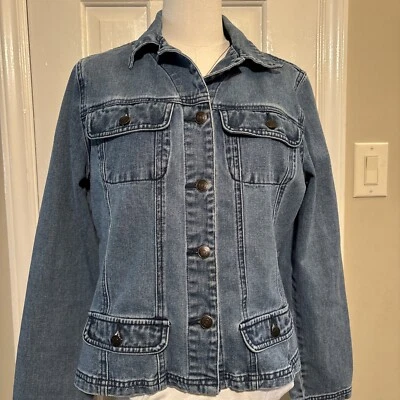 Chaqueta vaquera ajustada para mujer Real Comfort By Chadwick talla 12 Foto 1 de 4