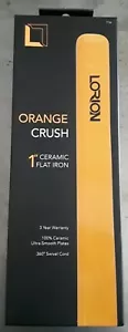 lorion orange crush 1" ceramic flat iron - Picture 1 of 5
