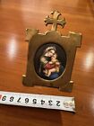 Original WW1 Icon, Our Lady of the Three Joys, brass, painting on porcelain