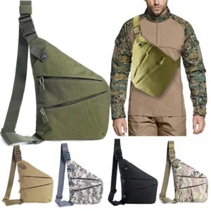 Anti Theft Travel Bag for Women Men Slim Sling Bag Crossbody Chest Purses Bag - Picture 1 of 27