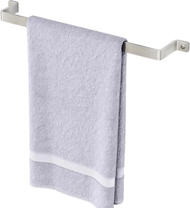 16" Wall Mounted Towel Bar – Brushed Nickel Bathroom Holder No Assembly Needed - Picture 1 of 12