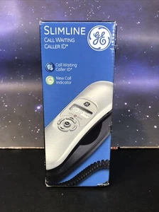New GE Slim Line Telephone Silver Black Model 292676e3-B New Sealed - Picture 1 of 6