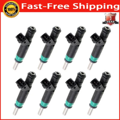 8Pcs Fuel Injector FJ739 For BMW X5 545i 645ci 745i 745li 550i 650i 750i 750li  - Image 1 of 4