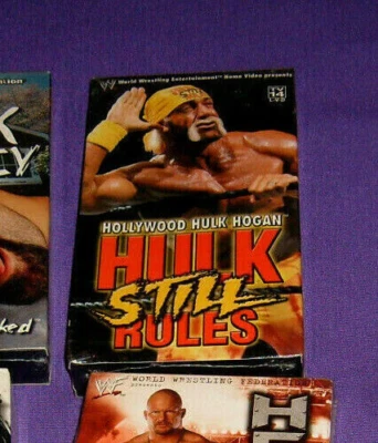 HOLLYWOOD HULK HOGAN: HULK STILL RULES (2002 VHS) Fora de Estampa, Selado de Fábrica - Imagem 1 de 2