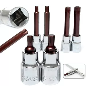 1/2" DRIVER HEX SOCKET 4-55MM TORX/HEX LONG REACH SOCKETS FOR RATCHET WRENCH - Picture 1 of 31